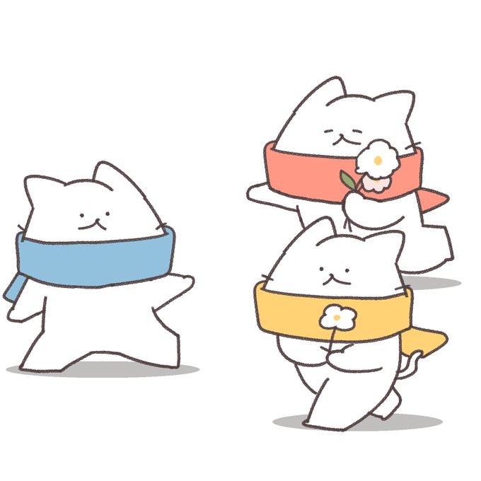 「flower white cat」 illustration images(Latest)