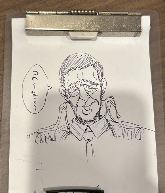 せっかくホテル来たのでうろ覚えで描いた黄猿を残しておく 