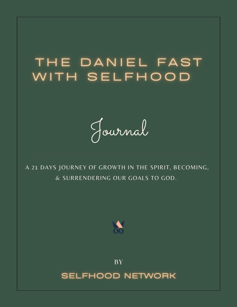 SelfhoodNetwork's tweet photo. Hey Selfhood fam! 😍
We are nearing the end of 2023 &amp; praise God that we are here 🙌🏾. With 2024 around the corner (here), we believe it’s important to start right; to start with God. So we begin with the #DanielFastwithSelfhood &amp; have these journals to guide us along the way🤩 https://t.co/hseSGFcPlh
