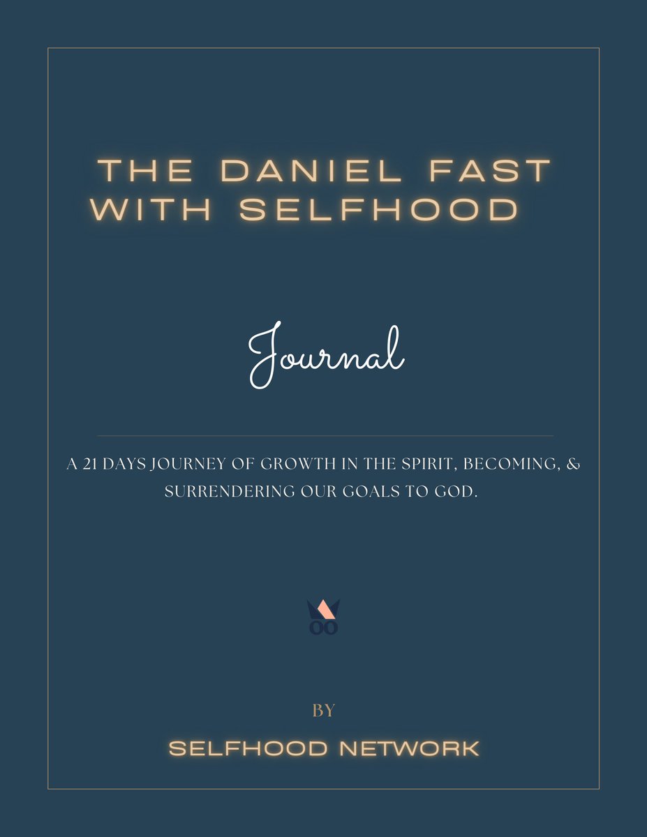 SelfhoodNetwork's tweet photo. Hey Selfhood fam! 😍
We are nearing the end of 2023 &amp; praise God that we are here 🙌🏾. With 2024 around the corner (here), we believe it’s important to start right; to start with God. So we begin with the #DanielFastwithSelfhood &amp; have these journals to guide us along the way🤩 https://t.co/hseSGFcPlh