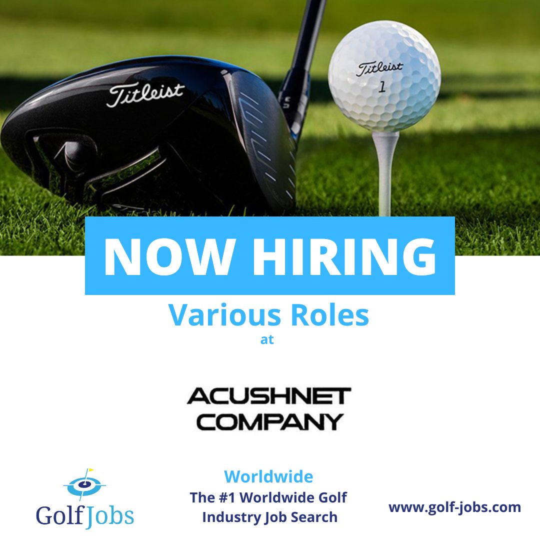 ⛳ JOB ALERT⛳

Acushnet is one of the largest manufacturer of golf equipment in the world.

Acushnet has multiple vacancies available worldwide.

Take a look here: bit.ly/484Yh2O 

#GolfJobs #Acushnet #Golf #Jobs #LookingforWork #Hiring #WorkInGolf #Golfing #GolfClub
