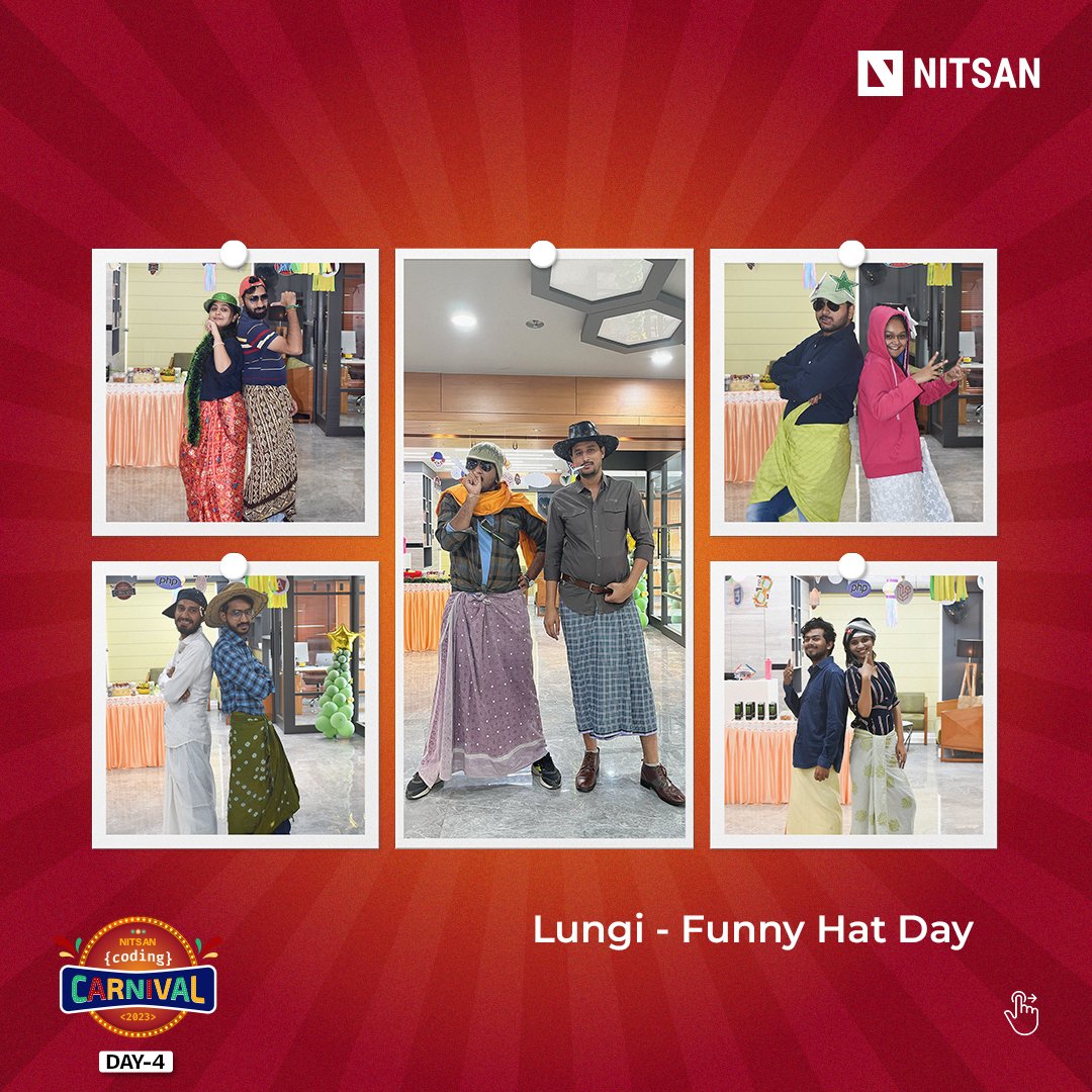 nitsantech's tweet photo. Recap of NITSAN Coding Carnival Day 4:
📌Crazy Parade
📌10 Tickets of Learning/Skill Development
📌2 Workshops & Sessions
📌Talks & Panel Discussion
📌Unlimited Fruits, Cold Drinks & Snacks
Stay Tuned!
#NITSANCodingCarnival #NCC2023 #NITSAN #Coding #FunAndLearn #Day4Highlights https://t.co/LQoV2pbP1t