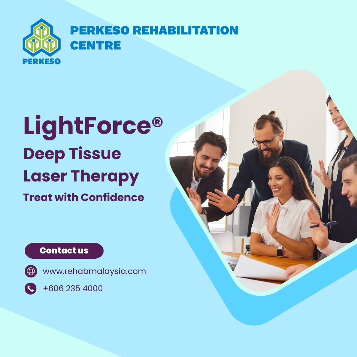 RehabModalities's tweet image. Elevate your healing journey with confidence through LightForce® Deep Tissue Laser Therapy. Experience targeted and effective treatment for a path to recovery you can trust. 💡🌟 #Healing #DeepTissueTherapy #PERKESOrehab #rehabilitation #perkeso #lightforcelasers