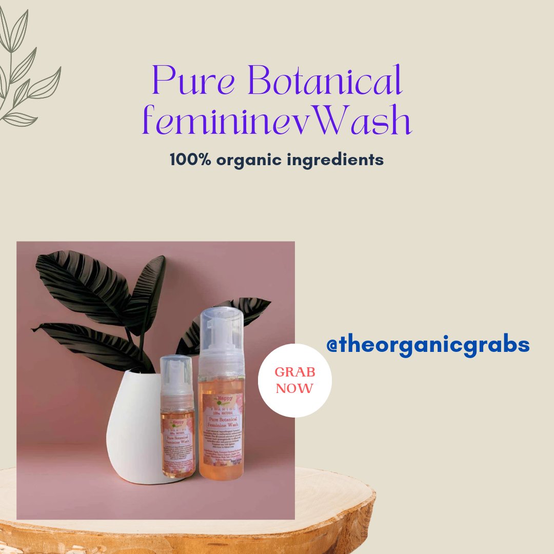 grabs_the's tweet photo. ✅A ph balanced, hypoallergenic botanical formulation that is antibacterial, antimicrobial &amp; antiseptic.
#theorganicgrabs #thehappyorganics #repost  #AllnaturalPH #organicph #naturalph #femininewash #intimatewash #allnatural #organicbodycare https://t.co/Aro55OJVoM
