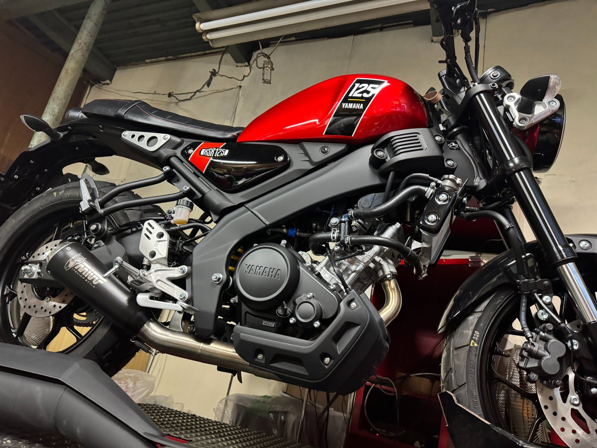 XSR125 #フルエキゾーストマフラー 取り付け動画を公開しました 
