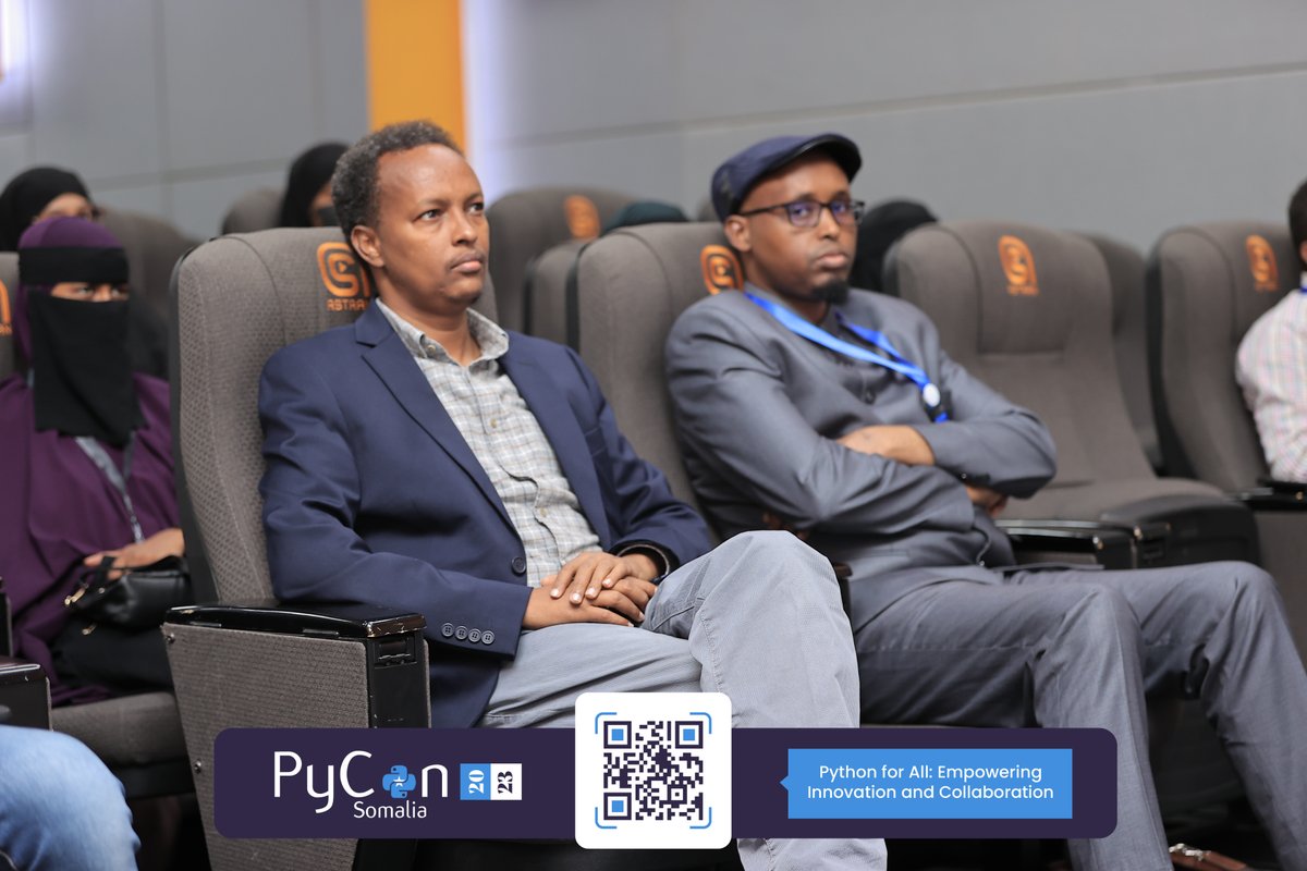 PyConSomalia's tweet image. Eng. Abdiaziz Hassan, one of our esteemed speakers, took us on a journey through how PyCon started and encouraged participants to contribute to the Python community in Somalia 🌍🐍.
#PyConSomalia #CommunityContribution #PythonJourney #PyCon2023 #PyConSo
