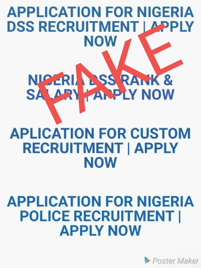 DSS IS NOT RECRUITING