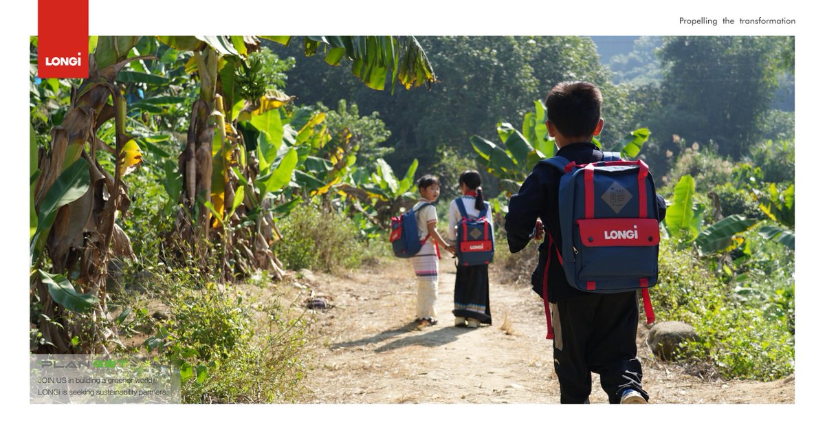 Our PLAN GET initiative has brought more smiles in the mountains of Yunnan, China! We recycled materials to create backpacks, pencil cases, and cool stuff for them. Every small action counts in building a cleaner, greener future. Solar for you, equal energy for everyone.#ESG