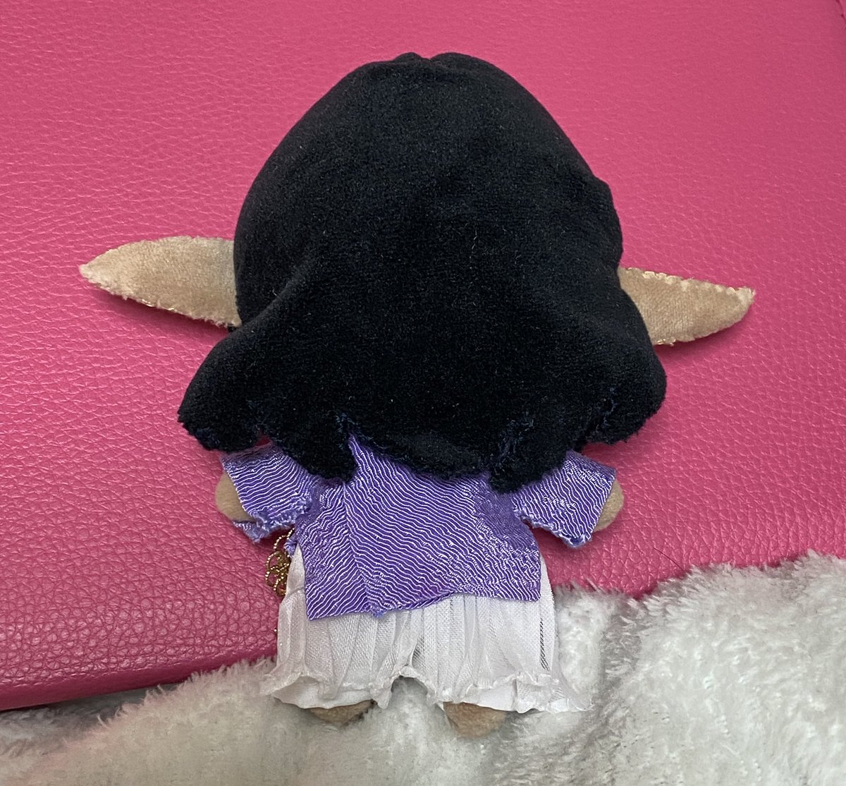 ohakaba_dot's tweet photo. 型紙の概念と全然仲良くなれないけど作り終わった。（髪飾り作れたら作りたい）
ゲームの自機ぬい アオザイ！ https://t.co/kAbVzlejgq
