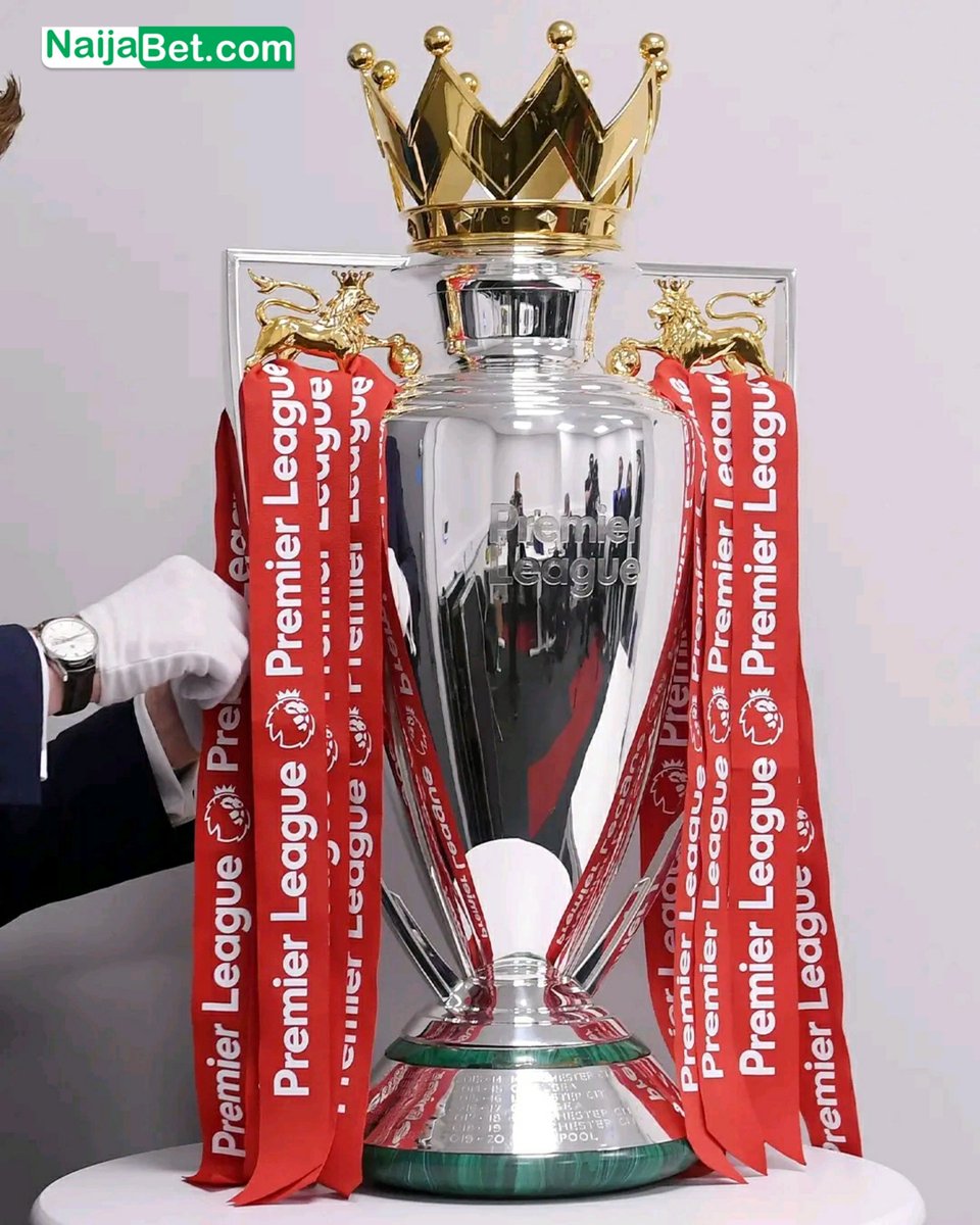 NaijaBet's tweet photo. 🔵 Blue
🔴 Red
🟣 Claret and blue 😳

The ribbons on the Premier League trophy at the end of the 2023/24 season will be... 🏆

#PremierLeague #NaijaBet #FastestPayout #Calabarcarnival AFCON Kudus Emirates Nelson Nasboi Emirates #BBNaija Arteta Anita Denzel Washington https://t.co/KEX177IgjR