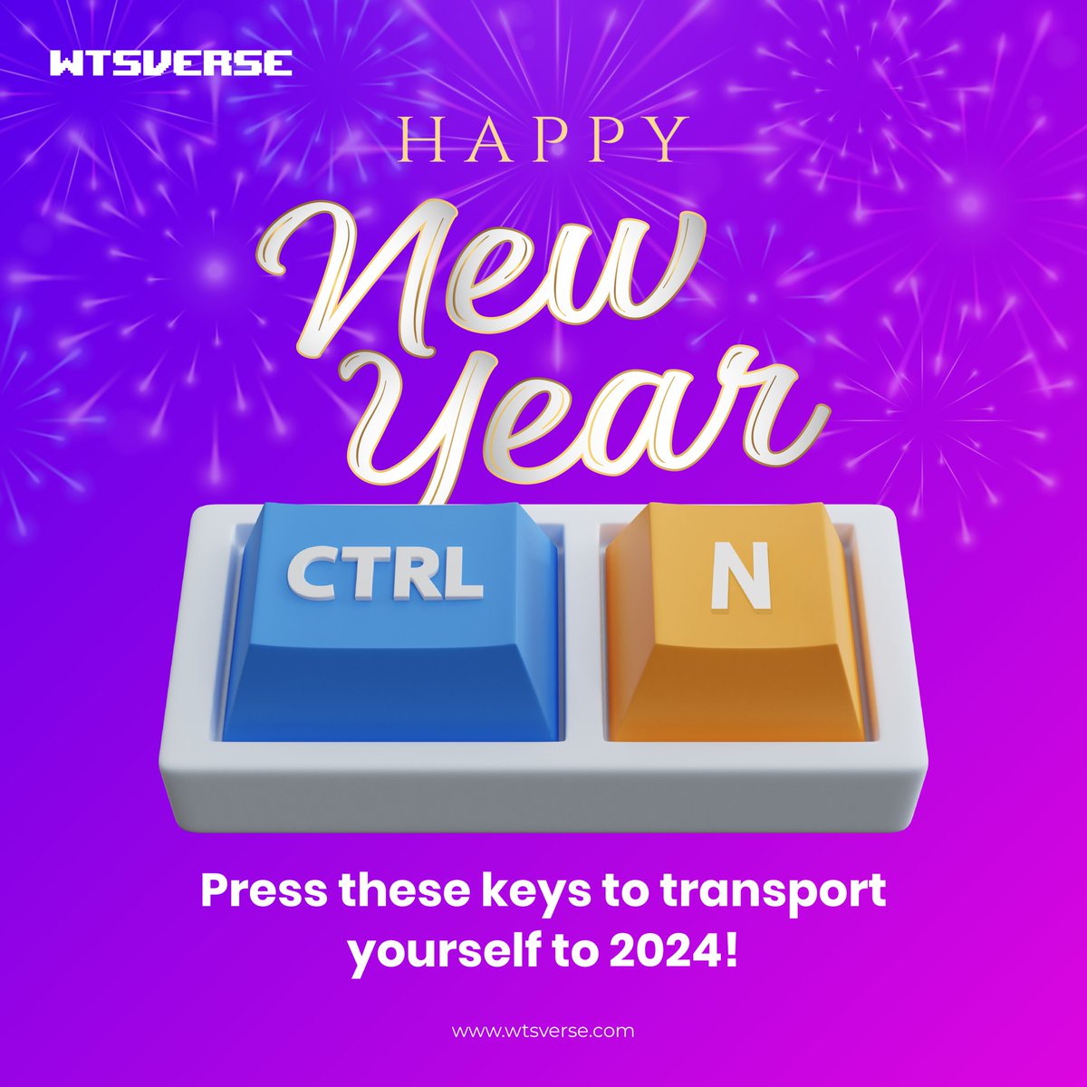 WTSVerse's tweet photo. Here's to a 2024, 🚀 a year of coding dreams into realities, designing landscapes that defy gravity, and creating connections that bridge the digital and the tangible.

#happynewyear #newyear2024 #cheerstothenewyear #newyeareve #hello2024 #newbeginnings #newyear #WTSVerse https://t.co/N9AOju1gtV