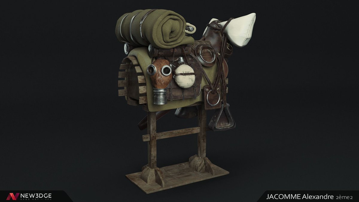 NEW3DGE's tweet photo. Alexandre Jacomme has showcased his talent in the asset production course.
Excellent work!
#new3dge #artschool #assetproduction #3dsmax #zbrush #substancepainter #artwork #studentwork https://t.co/eNPmCVq2eC
