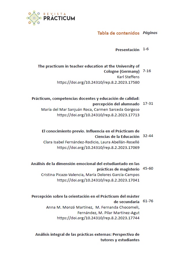 REPracticum's tweet photo. 💥Nuevo número publicado (Vol. 8, Núm. 2) de @REPracticum ‼️⚠️

Visita 🔗: https://t.co/h2LiLJQqaO

👉 https://t.co/7Oxi5BBhXL 🗞️

#AcademicTwitter #AcademicChatter #RevistaPracticum https://t.co/m0oA5J6DVz