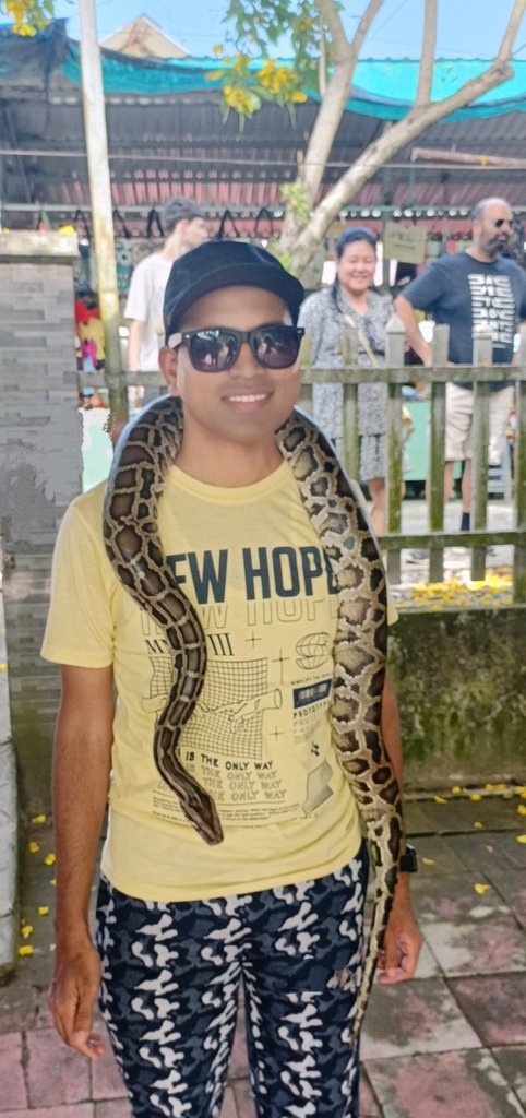 Living on the wild side – just me, my python (nope not the code this time), and a whole lot of hiss-terical moments! 🐍😂

 #SnakeCharmers #PythonDeveloper #Snake #Fun #SuyogPotdar #SuyogSays #MomentsOfLife #Python