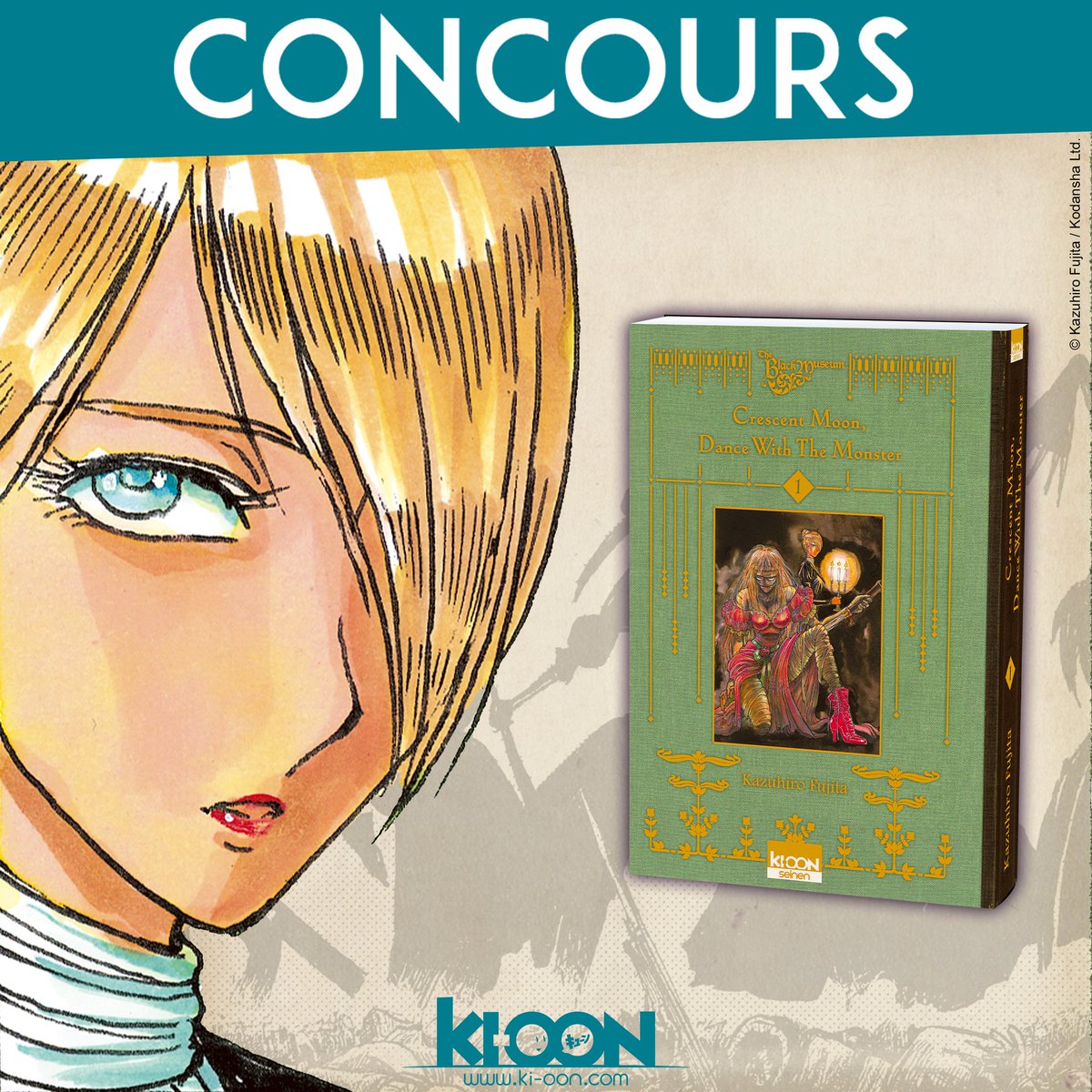 ki_oon_Editions's tweet photo. [ CONCOURS ] Les cadeaux ? C'est pas fini ! Pour fêter la sortie de "Crescent Moon, Dance with a Monster", on met en jeu 2 exemplaires du tome 1 !

Pour participer :
RT + Follow @ki_oon_Editions 
Vous avez créé un monstre. Quel nom donneriez-vous à votre créature ?

TAS le 03/01 https://t.co/MVwpqQNJKc