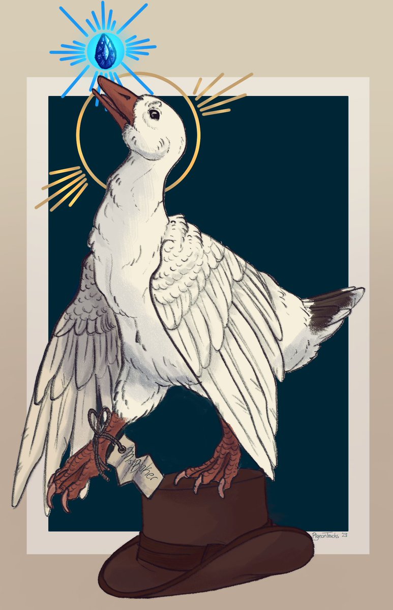 PigeonTracks's tweet photo. “Yes, and a most remarkable bird it proved. I don’t wonder that you should take an interest in it. It laid an egg after it was dead—the bonniest, brightest little blue egg that ever was seen. I have it here in my museum.” 
-Sherlock Holmes
The Adventure of the Blue Carbuncle https://t.co/S37411GUlE