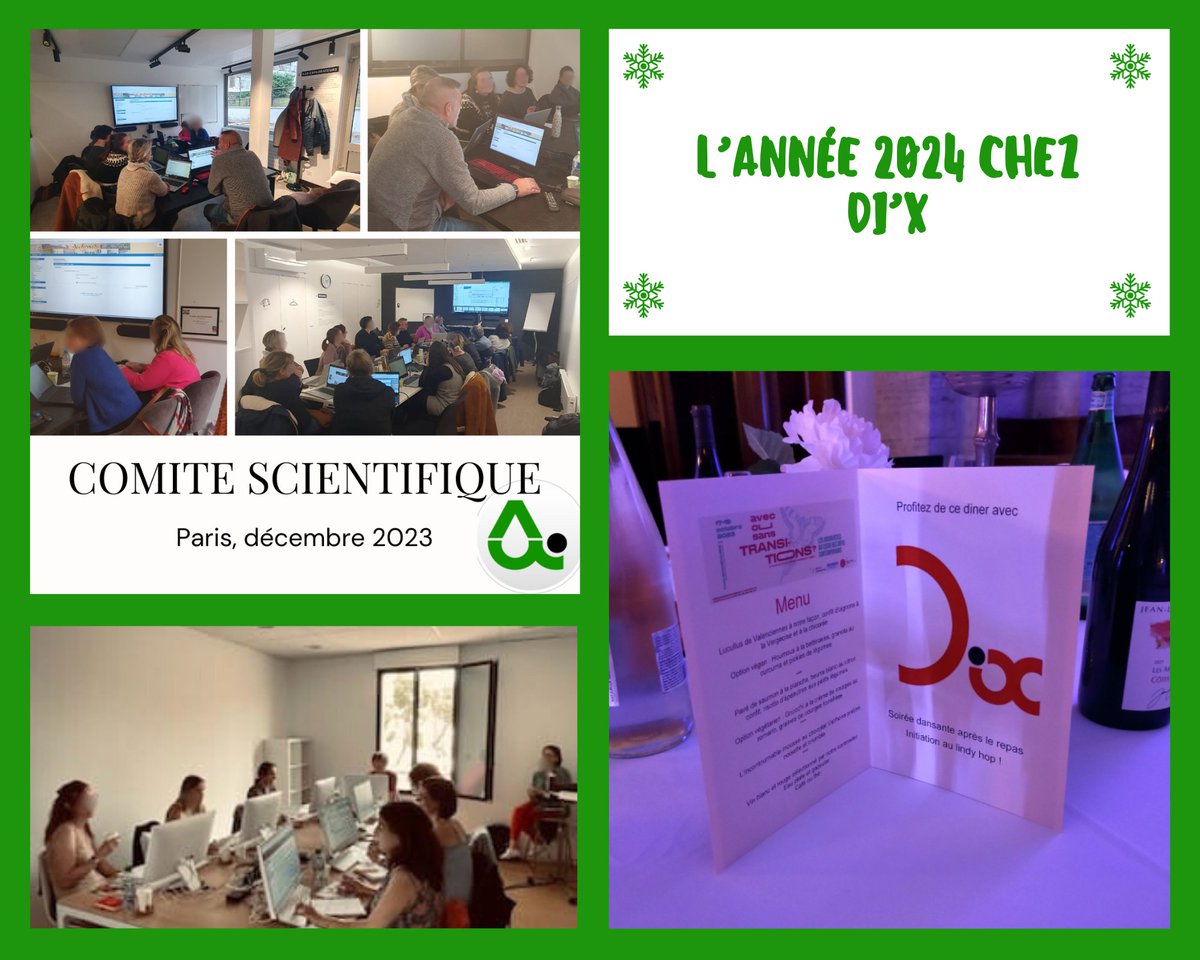 🎉✨ En cette fin d'année, Di'x fait un bref résumé de 2023 et adressent un grand merci à tous nos utilisateurs ! 🌟 Formations complètes, comités scientifiques à Paris enrichissant notre logiciel, la participation de Di'x au Colloque des Archivistes à Valenciennes, etc.. #Avenio