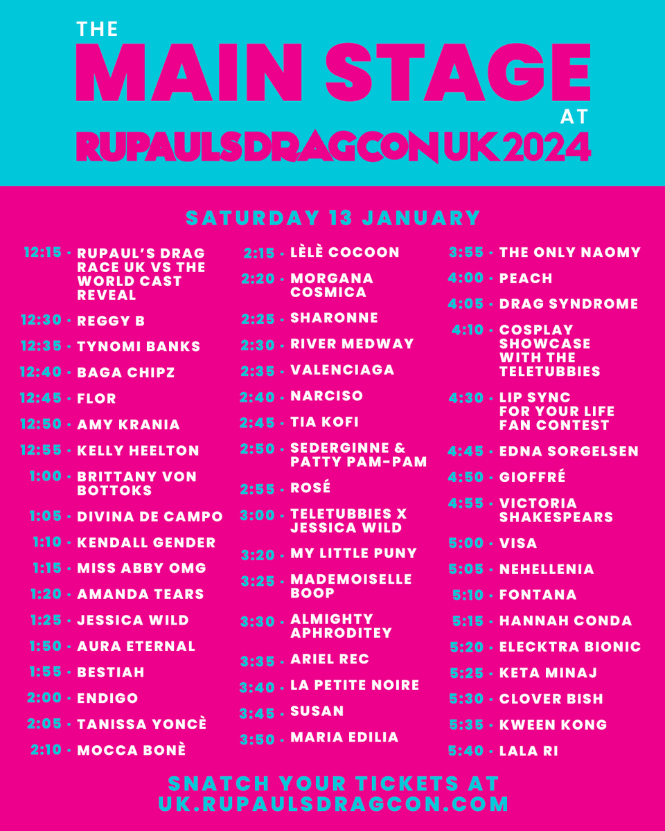 RuPaul's DragCon tweet media