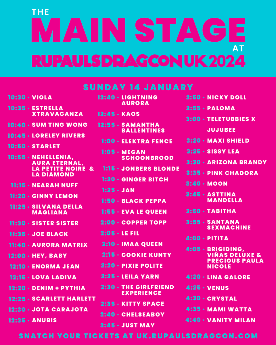 RuPaul's DragCon tweet media