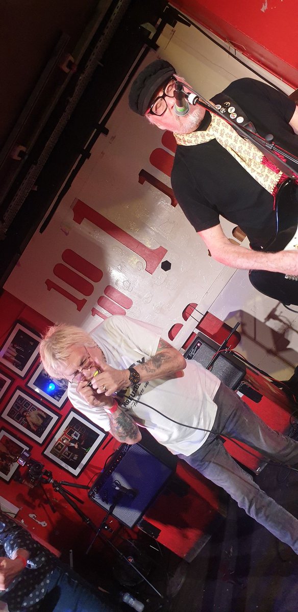 Never imagined I would see punk legend Charlie Harper and R&amp;B/mod legend Dennis Greaves sharing the same stage to remember the life of my best mate Tony Morrison! <a href="/NineBelowZero1/">Nine Below Zero</a> <a href="/TruthOfficial/">TheTruth</a> <a href="/UKSubs/">U.K. Subs - Time & Matter</a> <a href="/100clubLondon/">The 100 Club</a>