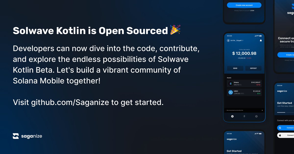cdhiraj40's tweet photo. 📢 Solwave Koltin SDK is now Open Source!

This SDK enables in-app transactions for Solana Mobile dApps, allowing users to interact with transactions within their app, without the need to build a separate wallet infrastructure.

Contribute at https://t.co/qekZOZHBxk https://t.co/I1RMREQrqt
