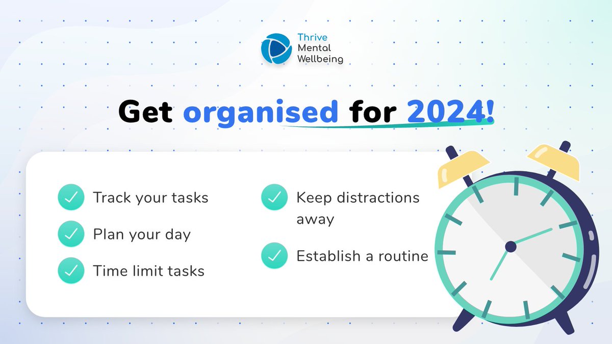 ThriveAppsUK's tweet image. 🌐 Starting the new year at work can be overwhelming. Stay organised with our top tips! 💼✅ bit.ly/3RPcA6x #NewYear #OrganisationTips 📊💻