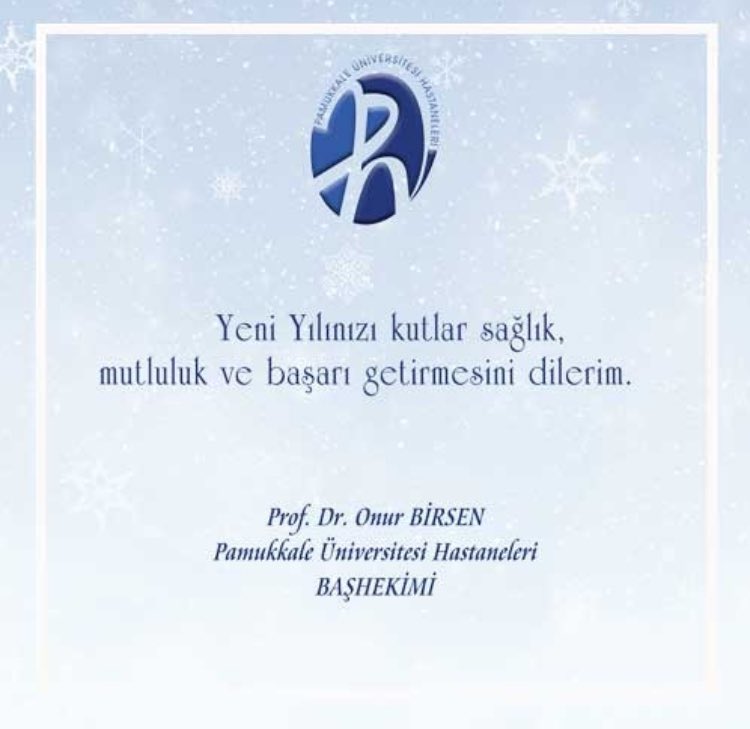 Pamukkale Hastane (@pauhastane) on Twitter photo 