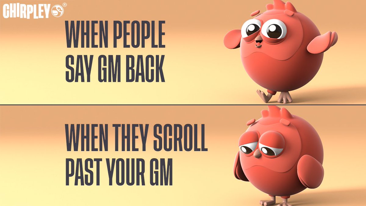 ❤️Good morning Chirpians!