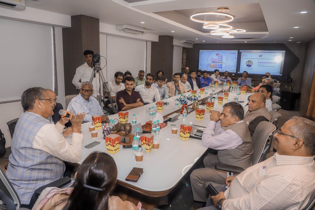pantomath_group's tweet image. Sharad Saraf, Owner of Technocraft Industries India Ltd., empowered our Boardroom Think Tank with insights on “Navigating Entreprenuership.” His expertise has helped thousands in their entrepreneurial journey.  

#Pantomath #merahumsafar #SharadSaraf #Progresswithvalues