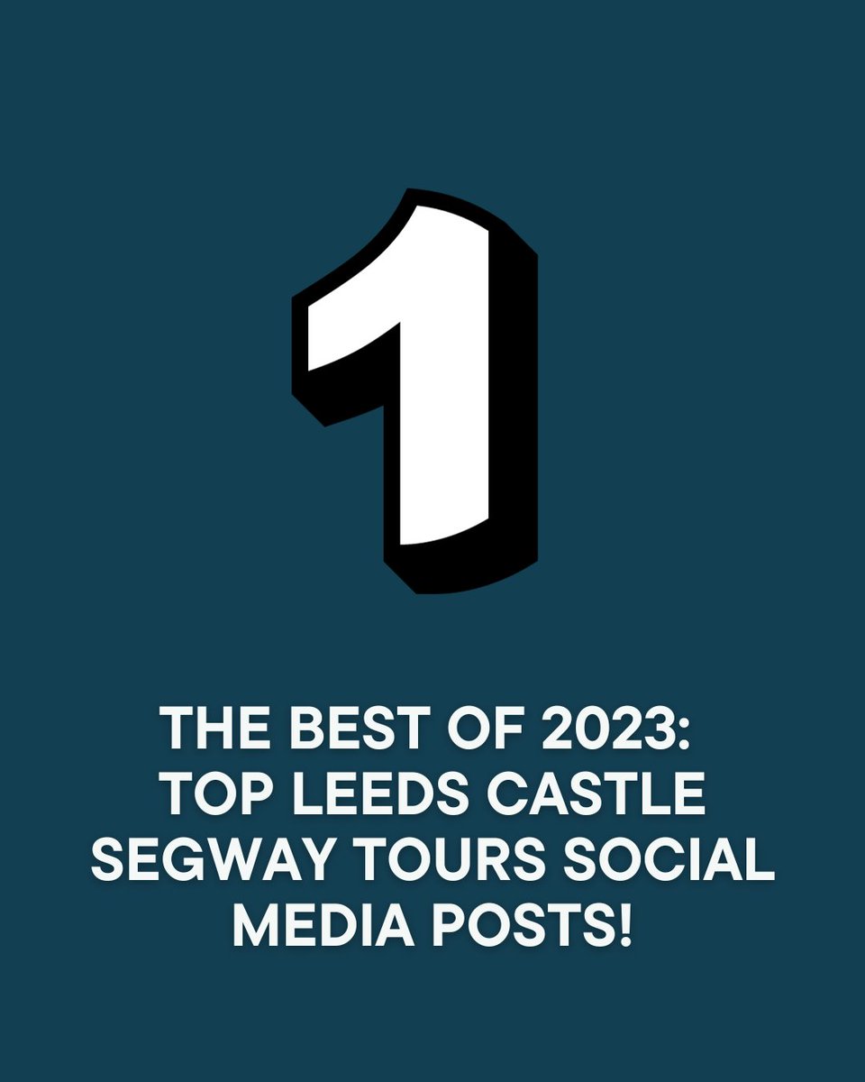 SegwayToursKent's tweet photo. Our final post of 2023, is your favourite social media post of the year!

Before we disappear to enjoy the #NewYear celebrations, we would like to wish you all a very #HappyNewYear 🥳 Thank you to every one of you for making 2023 an epic year!

#Kent #LiveYourBestLife #Segway https://t.co/SSZHkOiL23