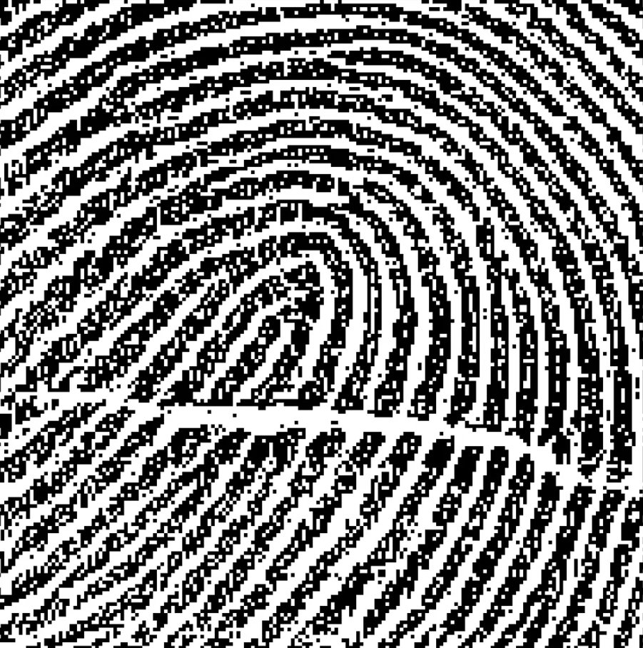 serendipityarty's tweet image. This is "Pze" : one of 500 fictive identities, GAN-generated images of fingerprints, in a series created by @figure31_ in 2022