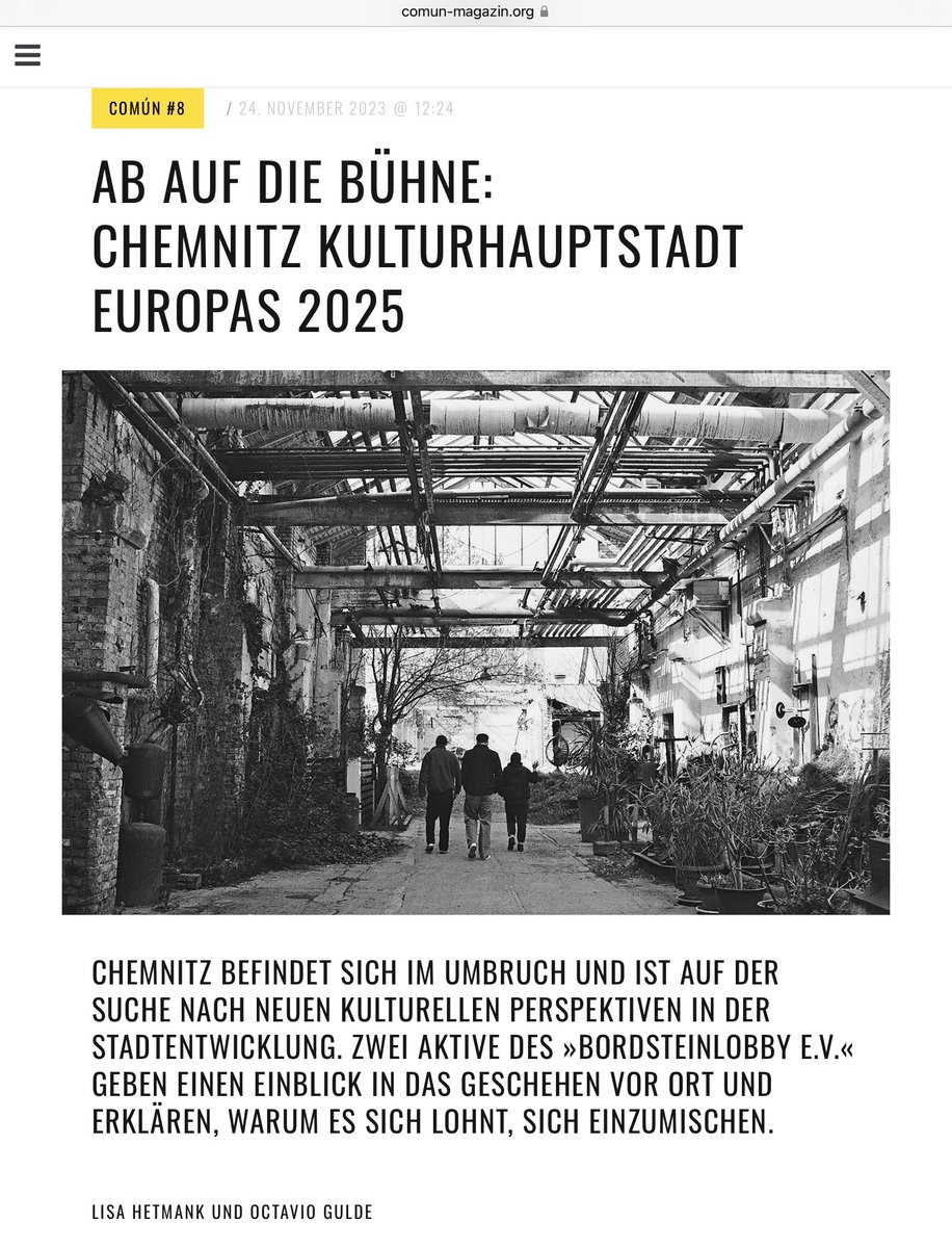 Común-Magazin tweet media