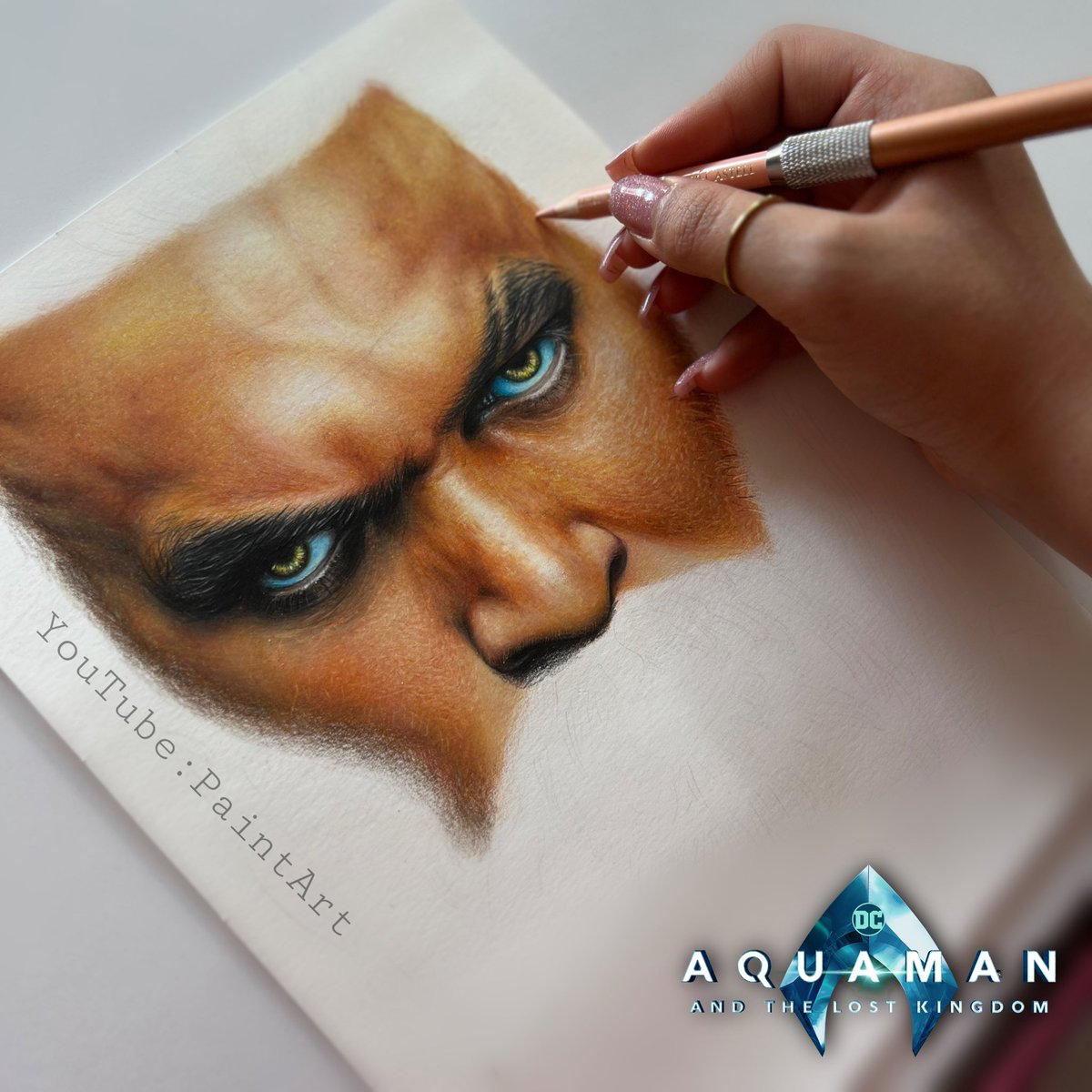• Drawing #jasonmomoa ✍🏼 #Aquaman2 -With colored pencil 🎨 -Video drawing coming soon 🎥🔥 • On my YouTube channel:youtube.com/@PaintArt_org #drawing #art #Aquaman #AquamanAndTheLostKingdom @aquamanmovie