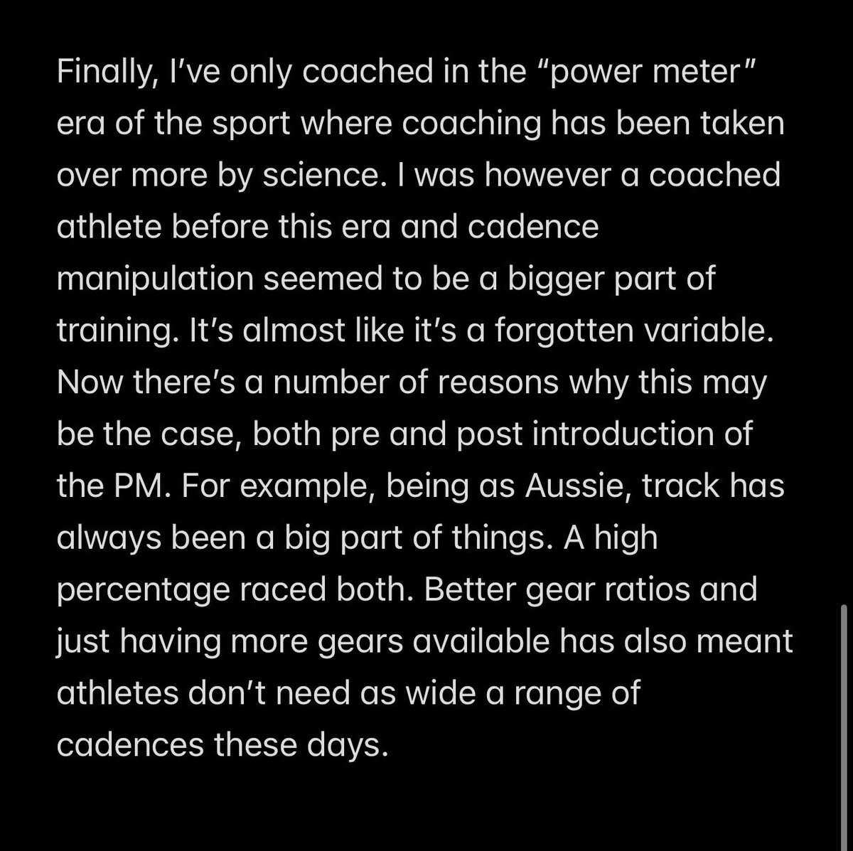 Hopper_SP's tweet image. Heres a whole bunch of ways I think of/use low cadence work with athletes. Tried to be as open as I can be here and give as many examples as possible to show how nuanced I think it can be.
