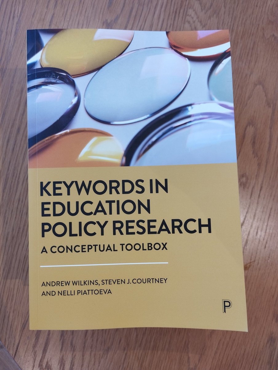 There is no better feeling than seeing your book in print. Our new book Keywords in Education Policy from @policypress available for preorder here: bristoluniversitypress.co.uk/keywords-in-ed… A love letter to a field of inspiration