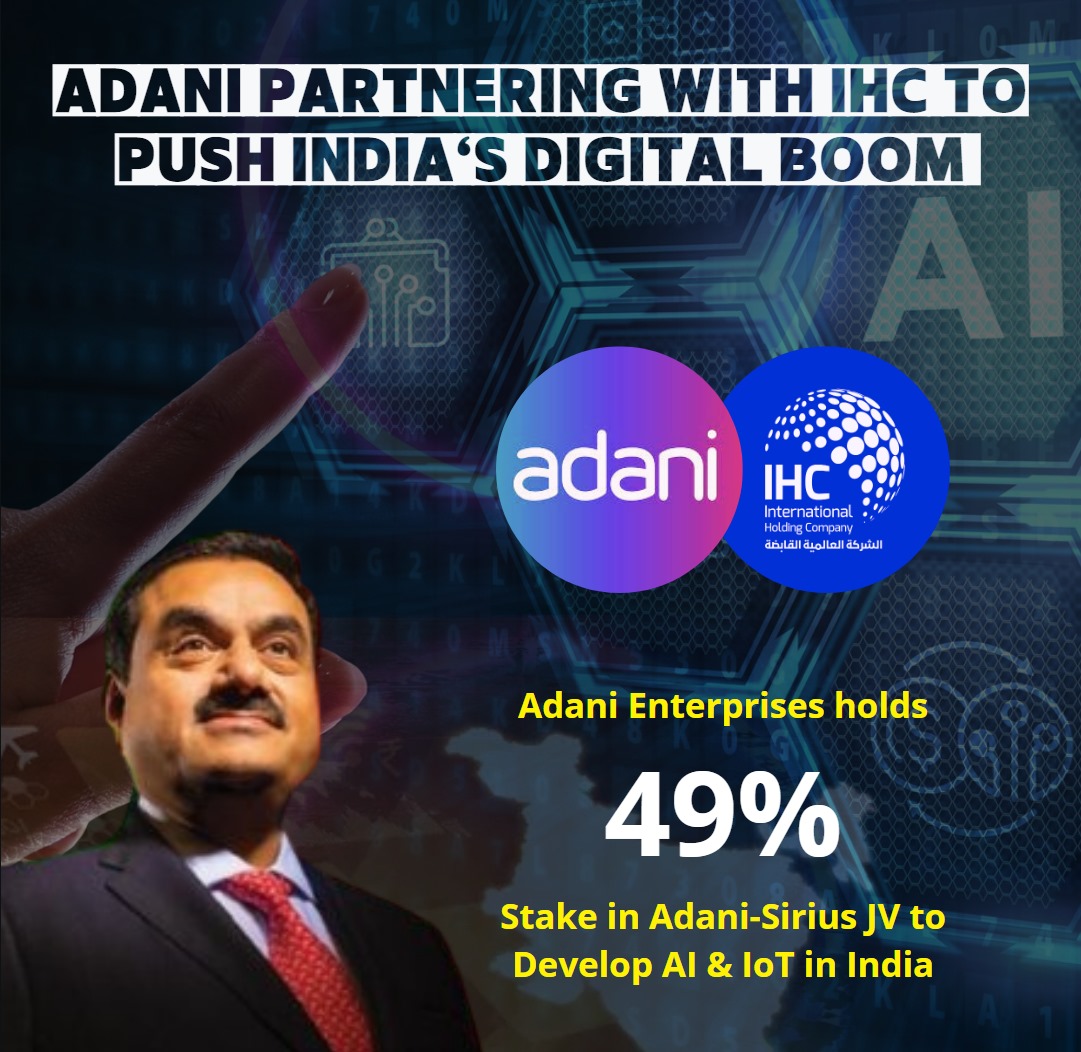 GrowthOfBharat's tweet photo. India stepping into the spotlight by leveraging AI & IoT to unlock a multi trillion-dollar opportunity by 2030. ! With Adani and Sirius leading the charge in AI & IoT, we're set to surpass the global giants. #Adani is set to create a wave of AI & IoT jobs.#DigitalInida https://t.co/l4Vjm9r2Uu