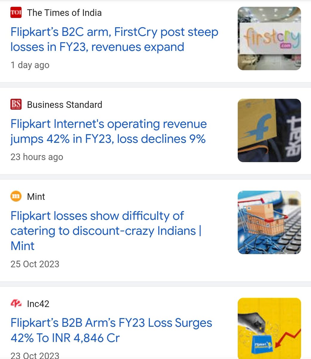 AimraIndia's tweet photo. The e-commerce festival sales may have been great, but let's not overlook the massive losses for Amazon India and Flipkart. With Amazon Marketplace at INR 4854 Cr and Flipkart Marketplace at INR 4026 Cr, as well as B2B at INR 4897 Cr, it's clear that domestic business is being affected by e-commerce and loss to the exchequer, too. @nseetharaman @piyushgoyal @nitin_gadkari 📉 #ecommerce #amazon #flipkart #retailstruggles.