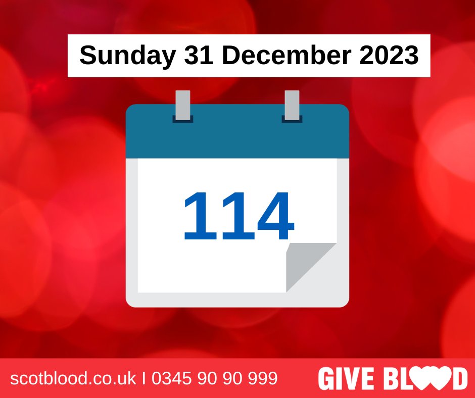 givebloodscot's tweet photo. ❤️Please share - we need you to do something amazing on Hogmanay. We must welcome an additional 114 donors to our Donor Centres - please help by booking your appointment now. Book online https://t.co/Im2ssUO4YZ or call 0345 90 90 999. Thank you 💙 https://t.co/La6GRbNh2C
