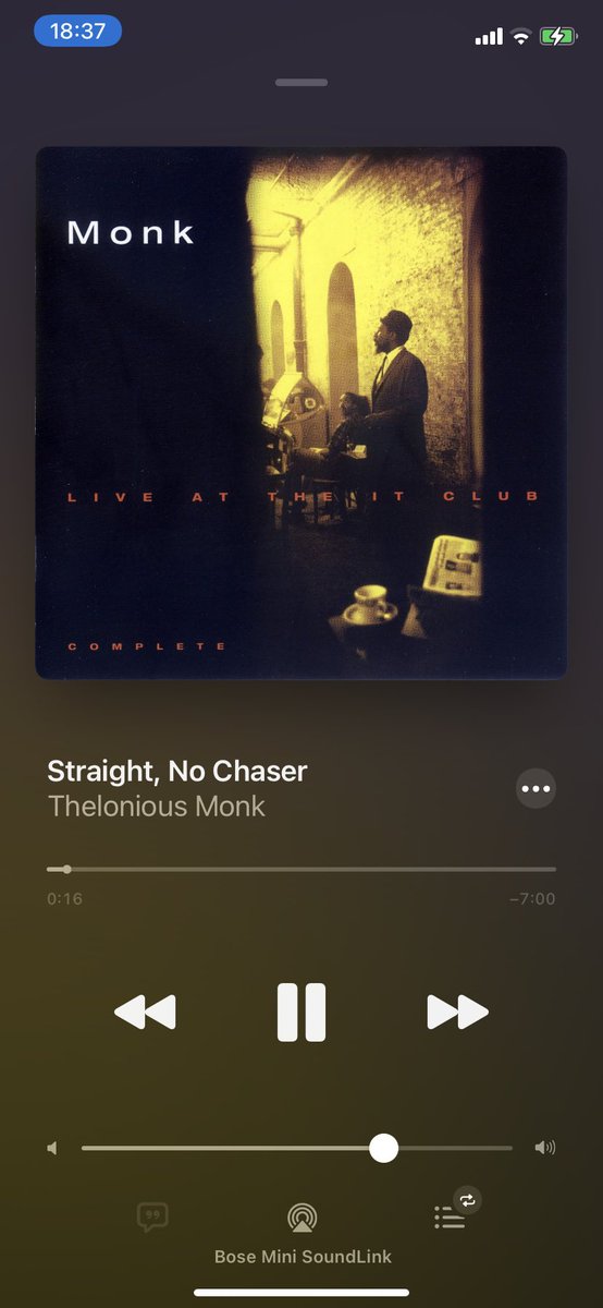 #NowPlaying
#TheloniousMonk
#LiveAtTheItClub