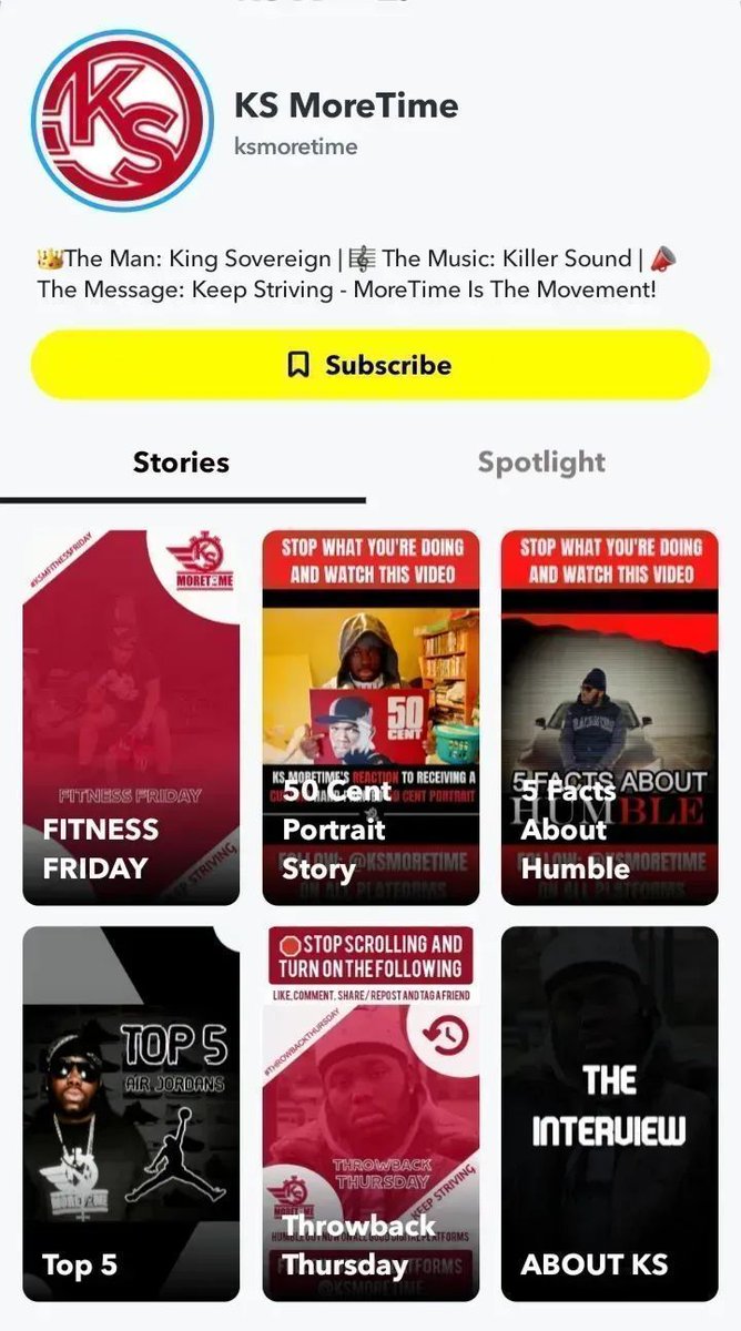KSMoreTime's tweet photo. ๐ฃ Yo #Snapchat crew support your boy and follow my adventures and stories.
โก https://t.co/FnESVk5Uw3
#AddMeOnSnapchat https://t.co/u7Y2ayjOsx