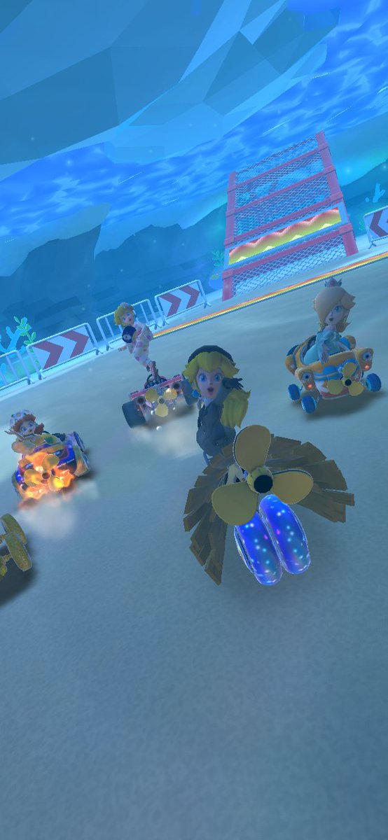 AlvinSa50495218's tweet photo. Mario Santa, Cat Rosalina, Peach Yukata and Daisy Fairy on the 3DS Rosalina's Ice World 

#MKTPerfectShot #mario #santamario #rosalina #princessrosalina #peach #princesspeach #daisy #princessdaisy #supermario #supermariogalaxy #smb #mariokart #mariokarttour #mkt #nintendo https://t.co/KIU73PUN2i