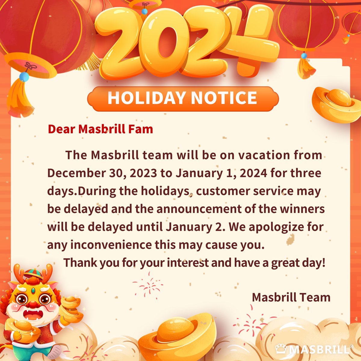 🟥Holiday Notice🟥
masbrill.us
#dog #christmastime #Giveaway #WinPrizes  #ChristmasGifts #ChristmasFun #DogLovers #GiftsForPets #PetToys #christmasgiveaway #ChristmasCelebration #PetAccessories #EnterNow #dogs #dogslove #merrychristmas2023 #christmaseve #holiday #gift