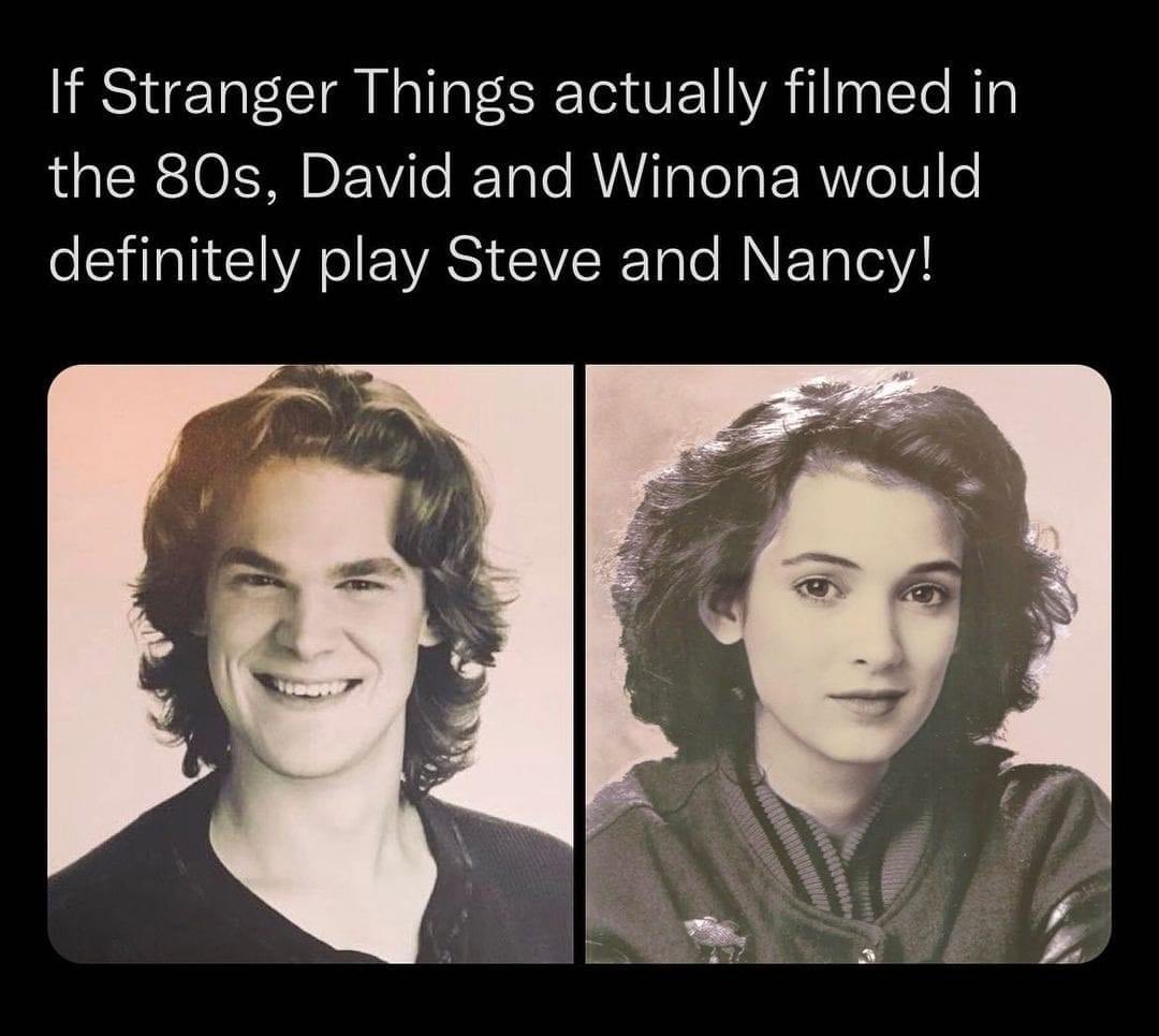 Wow 
#StrangerThings #WinonaRyder #DavidHarbour