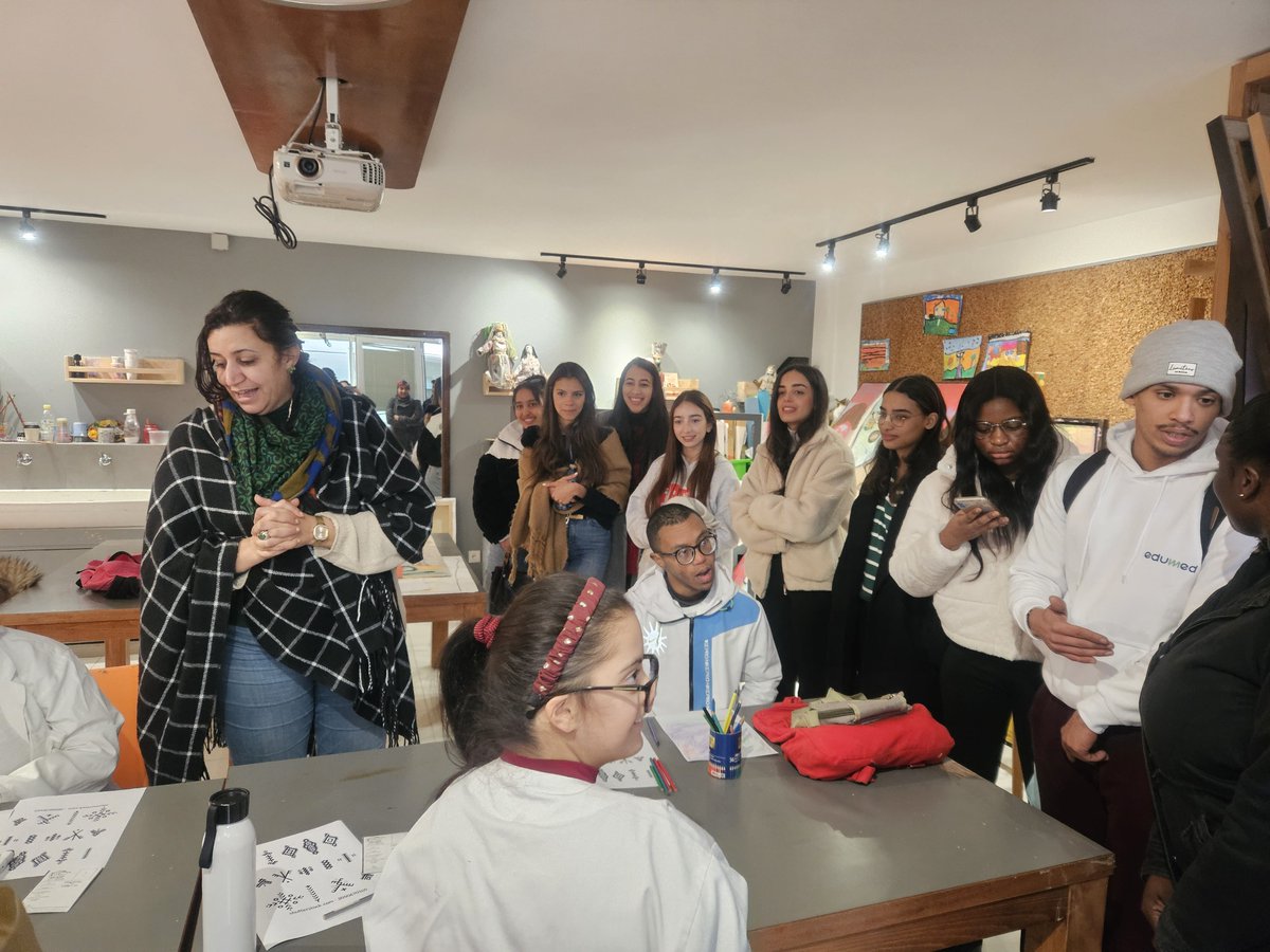 AmsatInfo's tweet photo. Le jeudi 28 décembre, l'AMSAT a eu le plaisir d'accueillir les responsables de l'École Supérieure Privée du Paramédical et de la Rééducation Edumed Rabat, avec les étudiants des filières en orthophonie, kinésithérapie et psychomotricité. https://t.co/Mw2kQFeavx