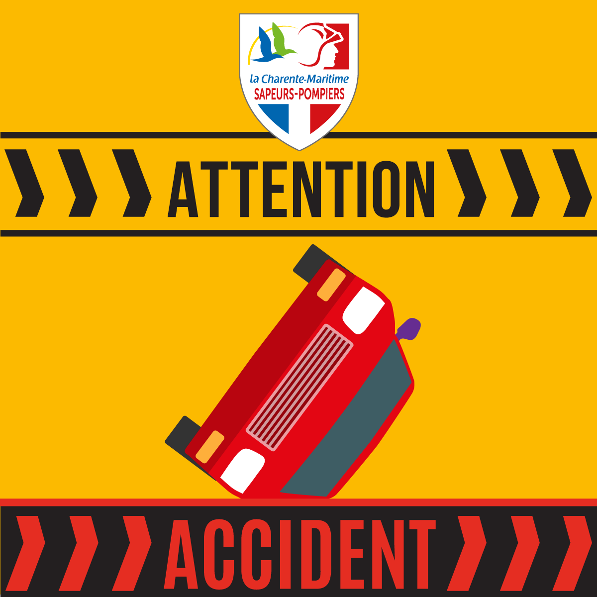 SDIS17's tweet photo. [Intervention]
10 sapeurs-pompiers de la Charente-Maritime interviennent depuis 12h45 sur la D114 Arces/Gironde pour un accident impliquant 1 seule 🚗
⚠️circulation coupée dans les 2 sens
⚠️prudence à l'approche du secteur
#inforoute17 https://t.co/DfImxUFAQ9