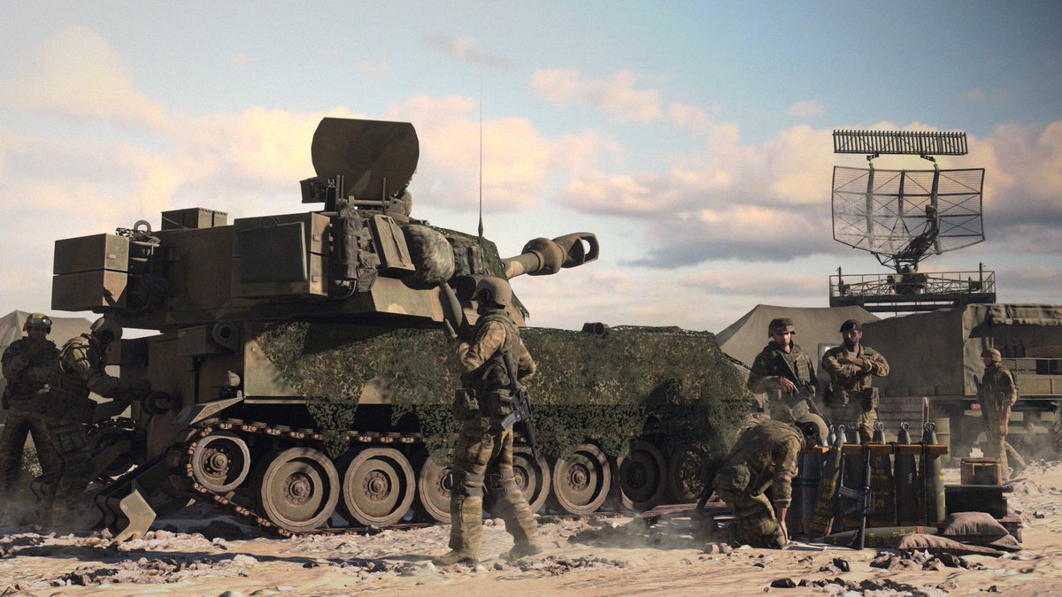 slickry_v3's tweet photo. Work of 42nd Artillery Battalion, Under the supervision of Col. Akhanteros. COP Oscar, SE of Almyra. 2018.
#ArmA3 #AAF #Altis https://t.co/KoNsXdpvWd