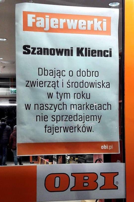 W Obi to jest standard, szkoda tylko, że w innych marketach już nie...