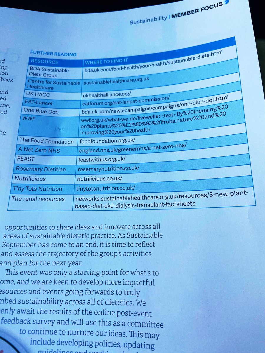 kidneyRD's tweet photo. Thank you for highlighting the renal plant based resources in November’s Dietetics Today @BDA_Dietitians @bda_renal also available from @plantbasedhpuk https://t.co/8JxAueB2Qg