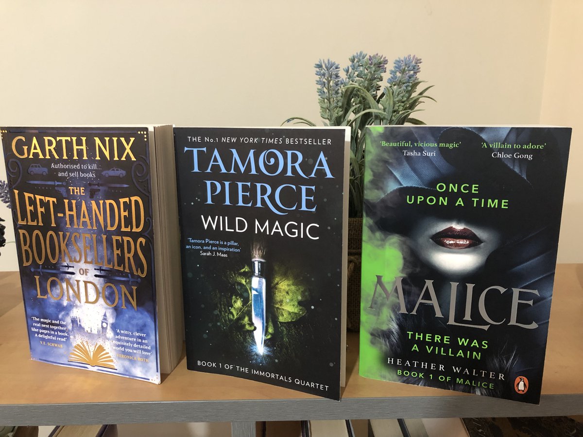 Our project and admin worker Alys has shared their top reads of 2023 that you should grab copies of for the new year! 📚 Malice by Heather Walter The Left-Handed Booksellers of London by Garth Nix and Wild Magic by Tamora Pierce