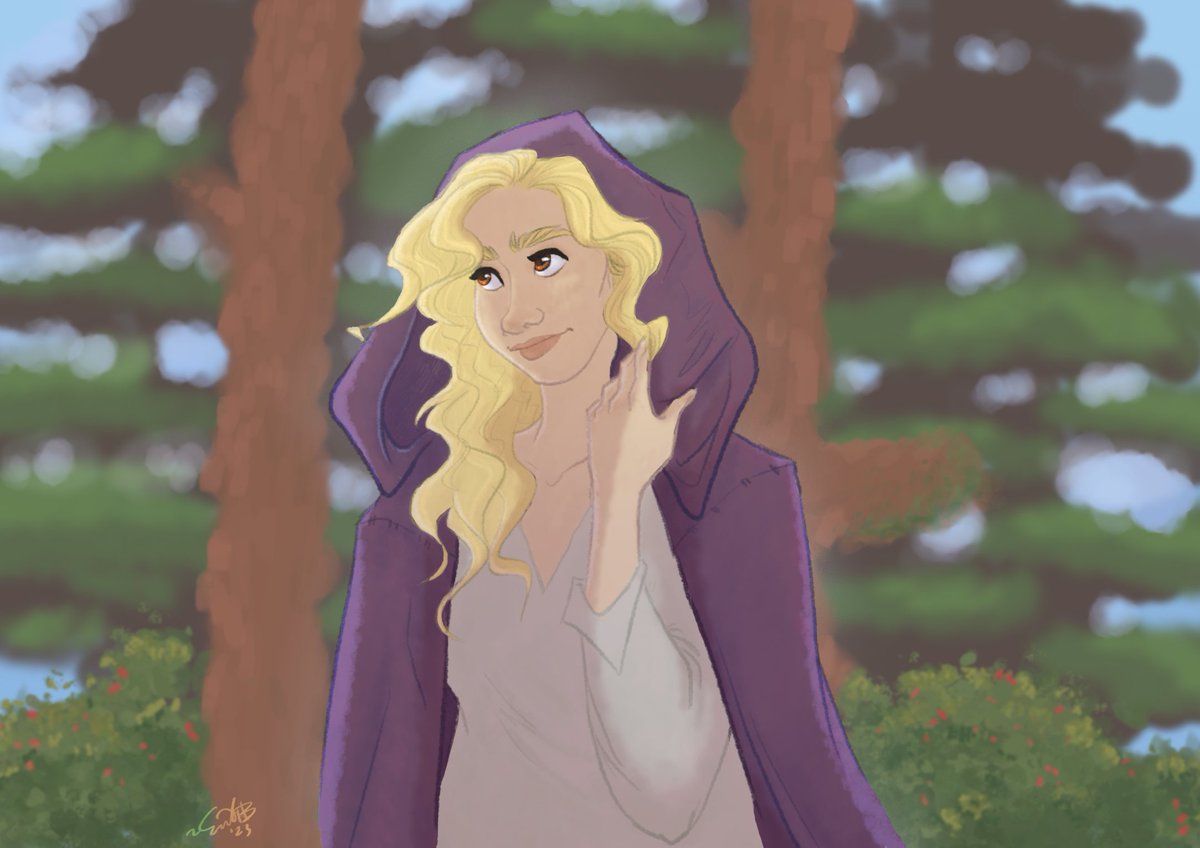 Haven't posted in awhile, it's pretty dead here. Matilda sketch for my Thireador project; testing out the Ghibli brushes